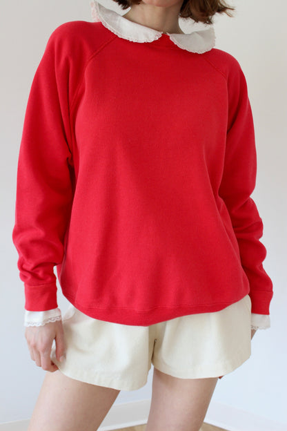 Reworked Vintage Collared Crewneck