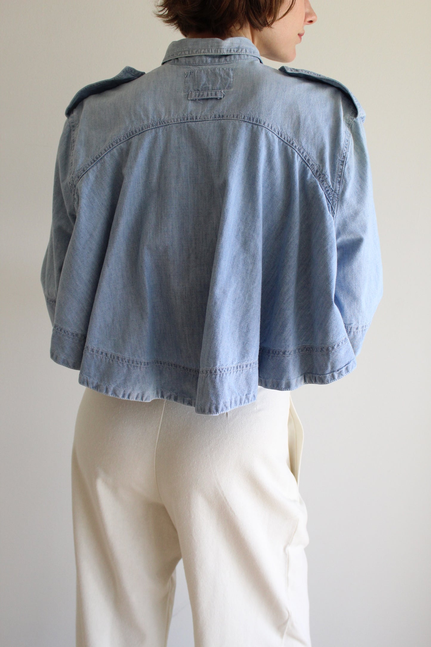 Rare Vintage Byblos Chambray Button Up
