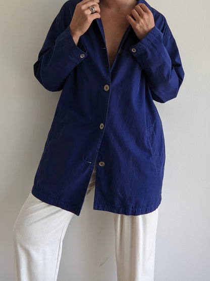 Vintage Ungaro Lightweight Navy Chore Coat
