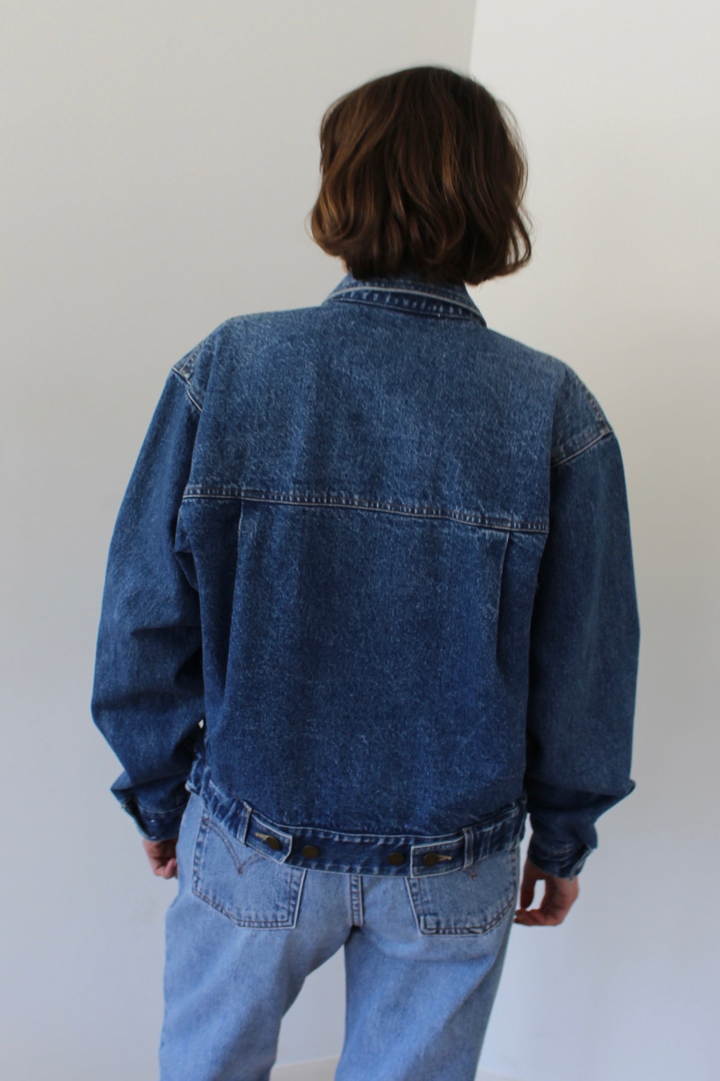 Vintage Cotton-Lined Denim Jacket