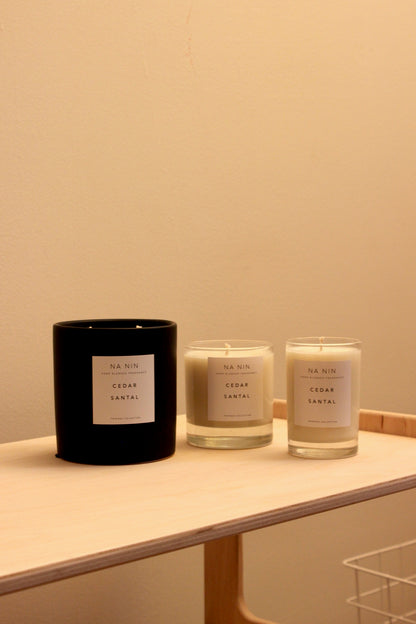 Cedar & Santal Candle / Available in Multiple Sizes