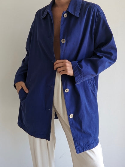 Vintage Ungaro Lightweight Navy Chore Coat