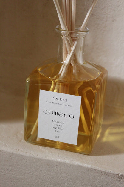 Começo No. 4 Reed Diffuser / Seawater, Cotton, Patchouli, Lime