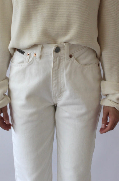 Vintage Calvin Klein White Denim