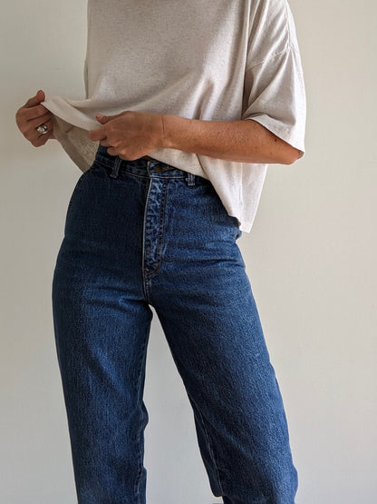 1970s Vintage Calvin Klein Dark Wash Denim