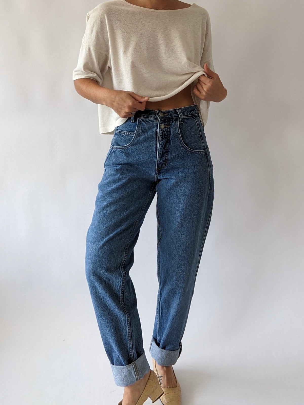 Favorite Vintage Guess Scoop-Pocket Denim