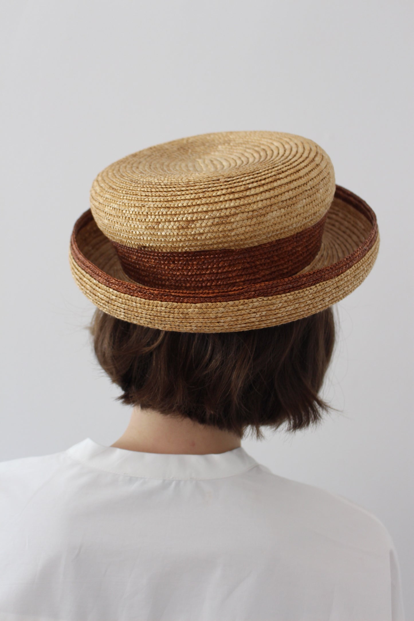 Favorite Vintage Structured Straw Hat