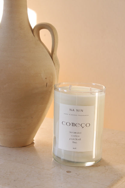 Começo No. 4 Candle / Seawater, Cotton, Patchouli, Lime