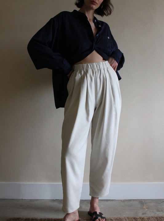 Lena Silk Canvas Pant