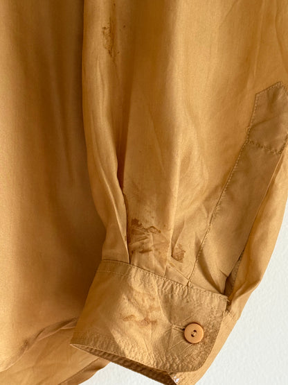 Vintage Honey Silk Blouse