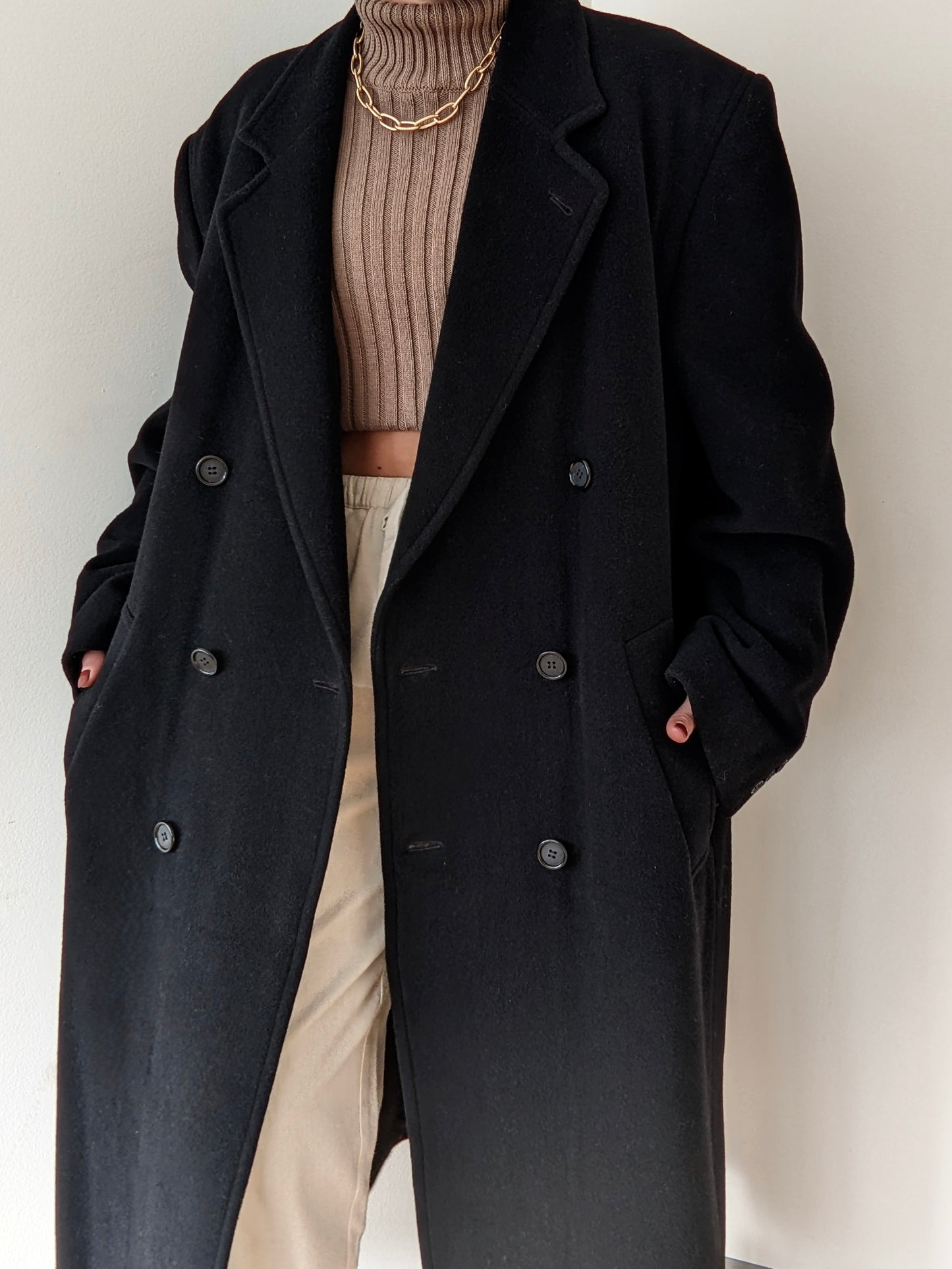 Vintage Caviar Cashmere Coat