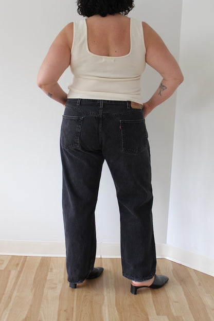 Vintage Levi's 501 Black Button-Fly Denim