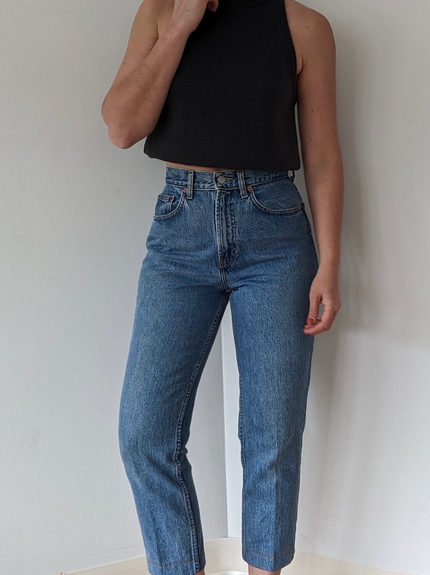 Vintage Cropped Gap Denim