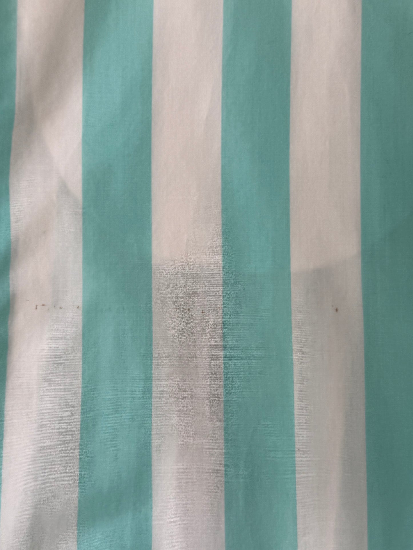 Vintage Aqua Striped Muumuu