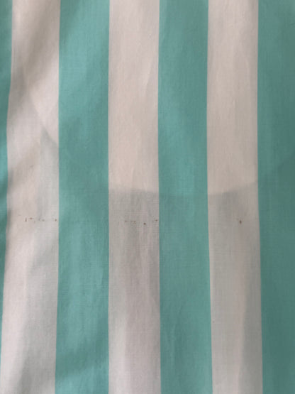 Vintage Aqua Striped Muumuu