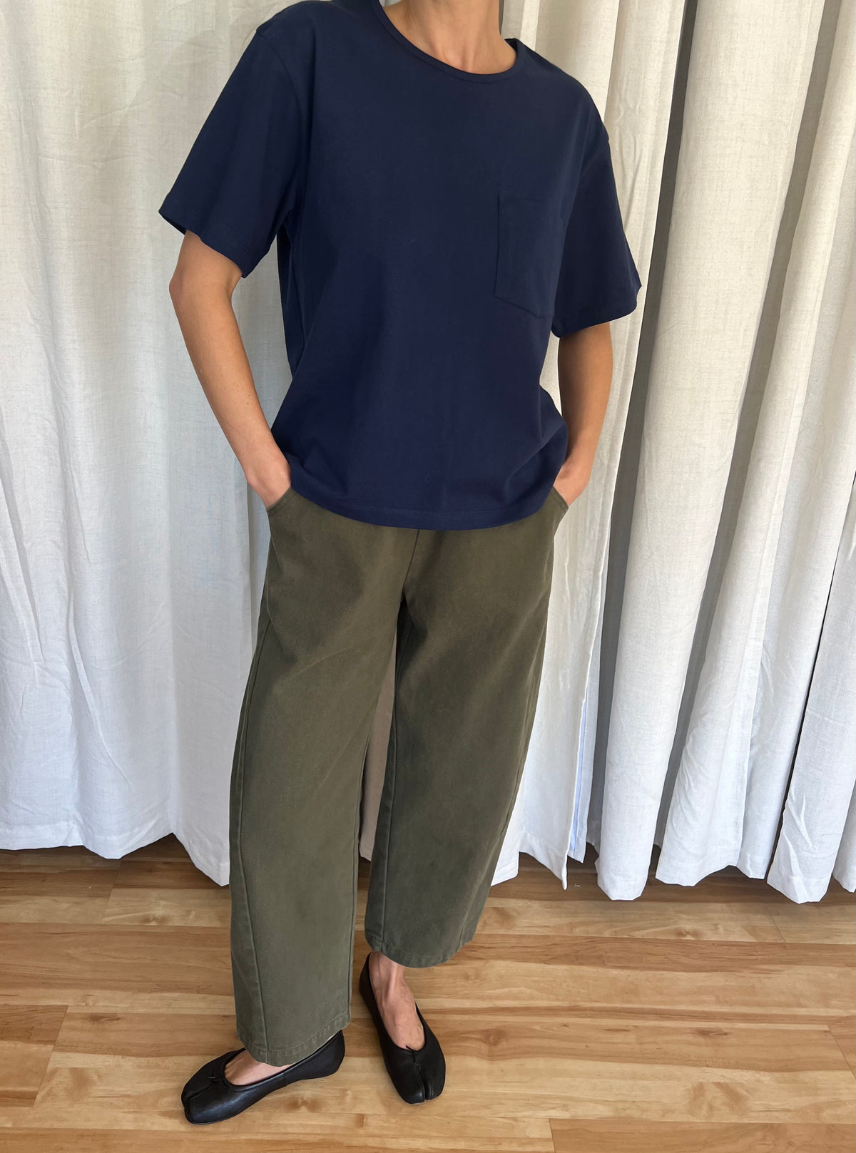 Jo Jersey Cotton Pocket Tee