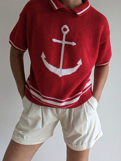 Sweetest Vintage Nautical Sweater