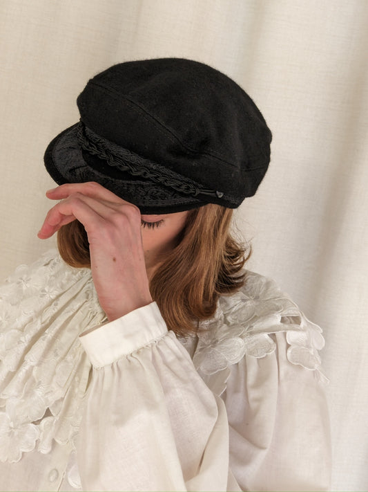 Vintage Greek Wool Fisherman's Cap