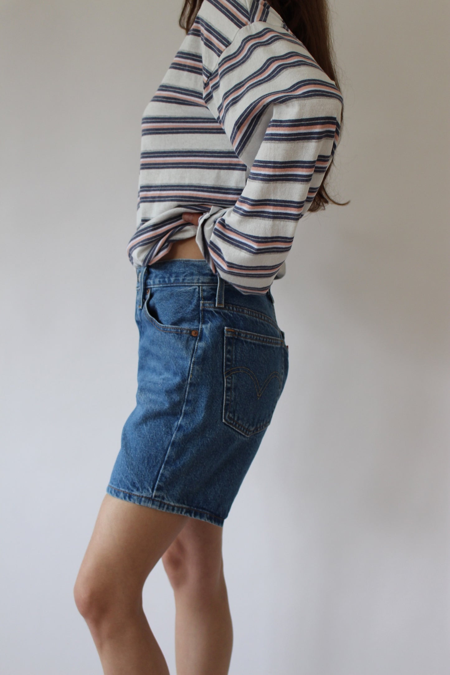Vintage Levi's Button-Fly Denim Shorts