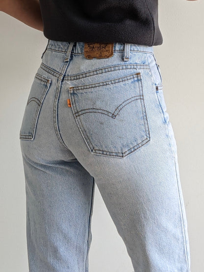 Vintage Levi's 550 Orange Tab Student Denim