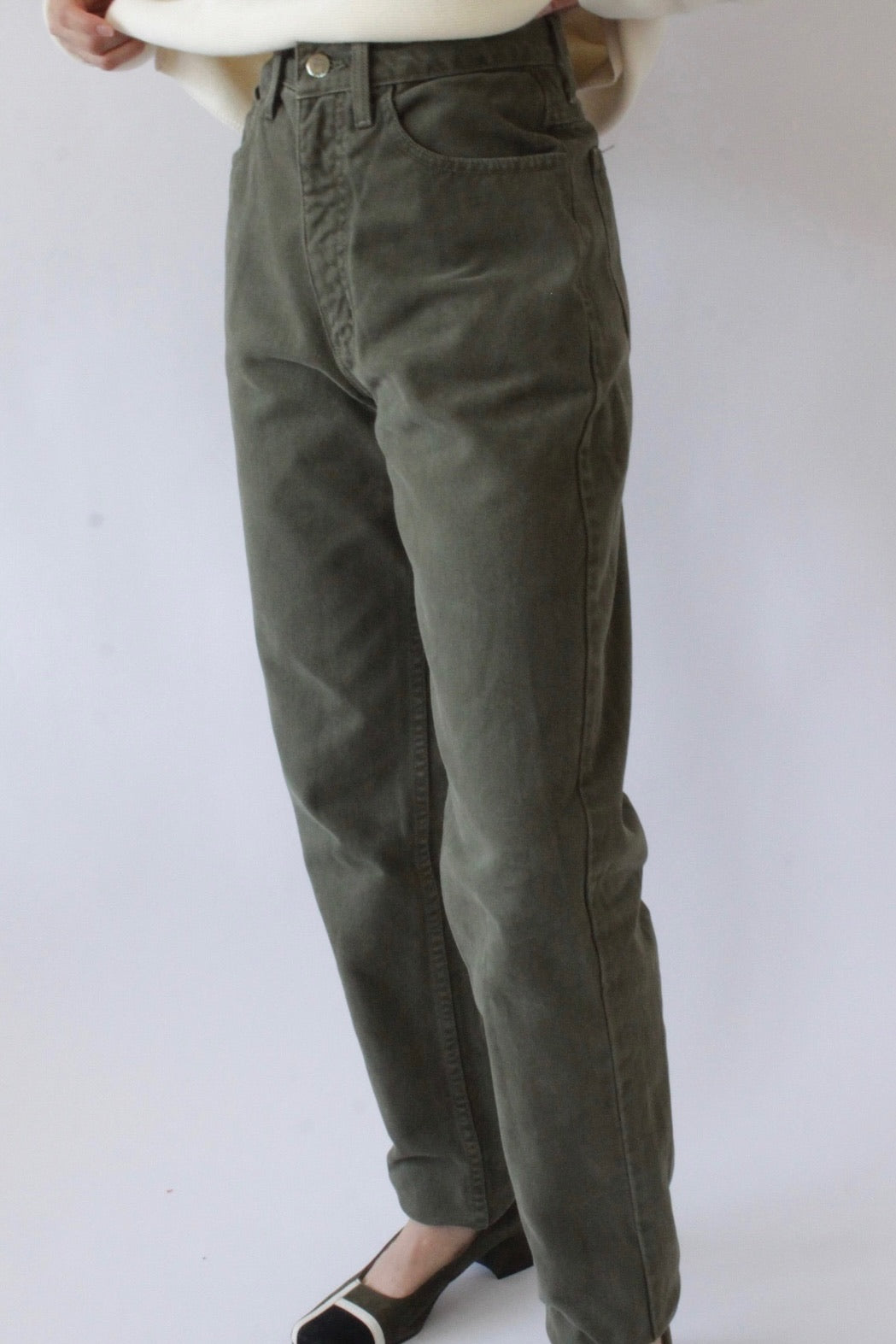 Vintage Guess Olive Green Denim