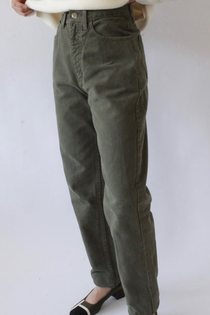 Vintage Guess Olive Green Denim