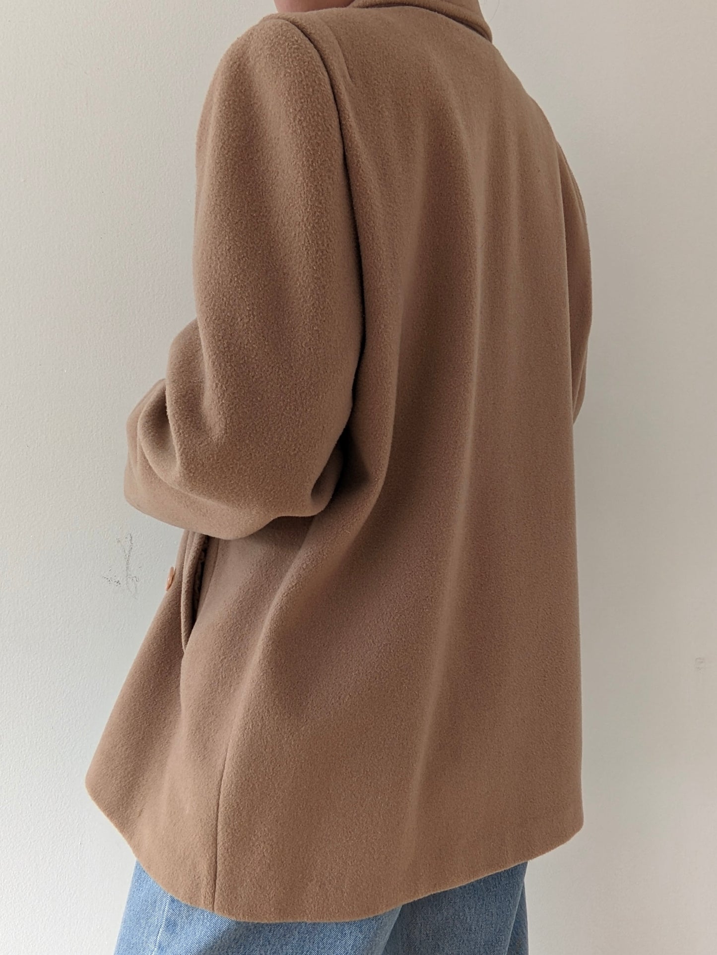 Vintage Butterscotch Wool Coat