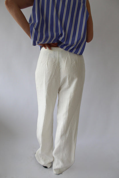 Cloud Linen Wide Leg Drawstring Pant