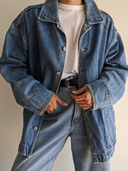 Vintage Guess Denim Chore Coat
