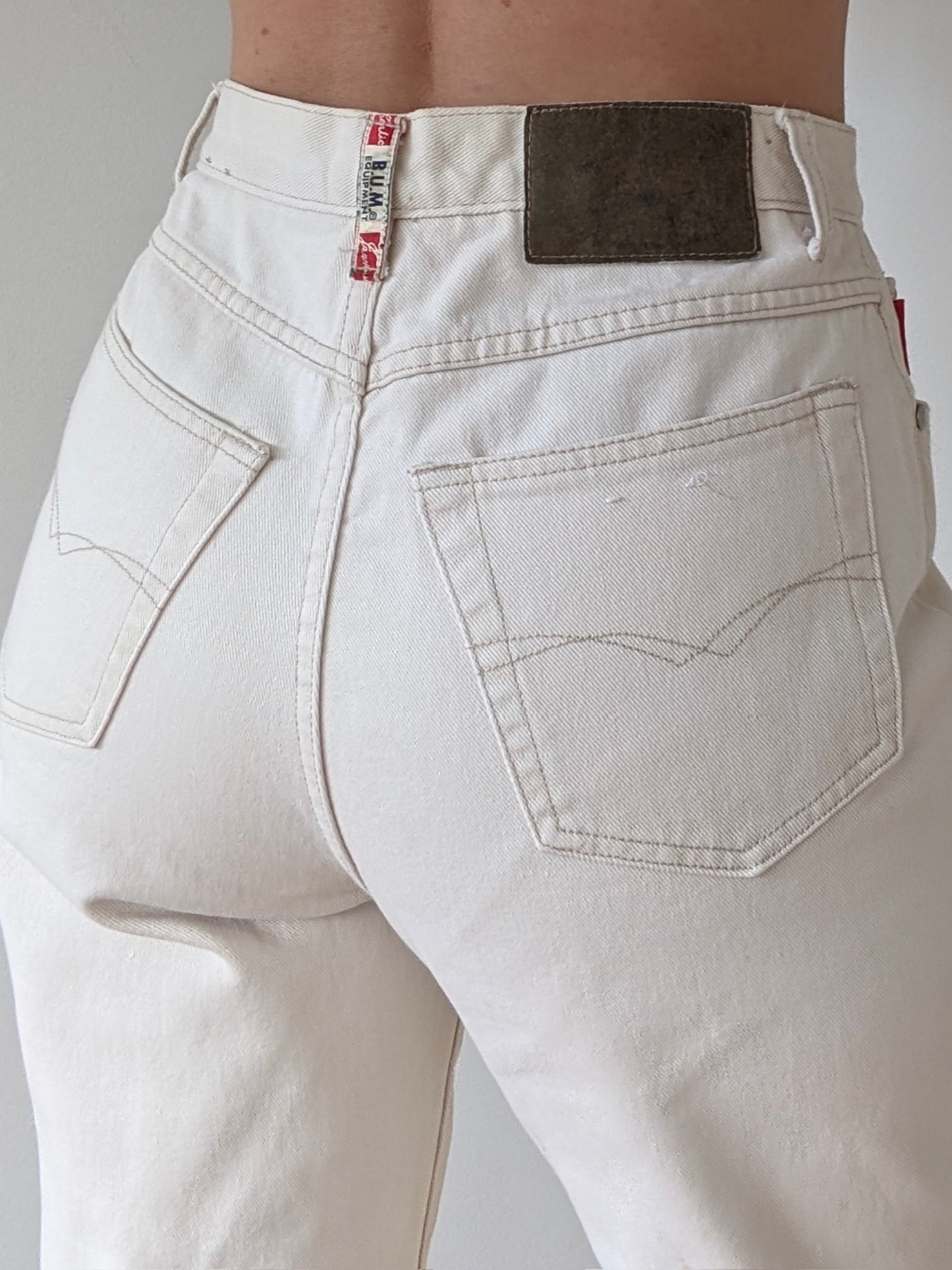 90s B.U.M. Equipment Natural Denim