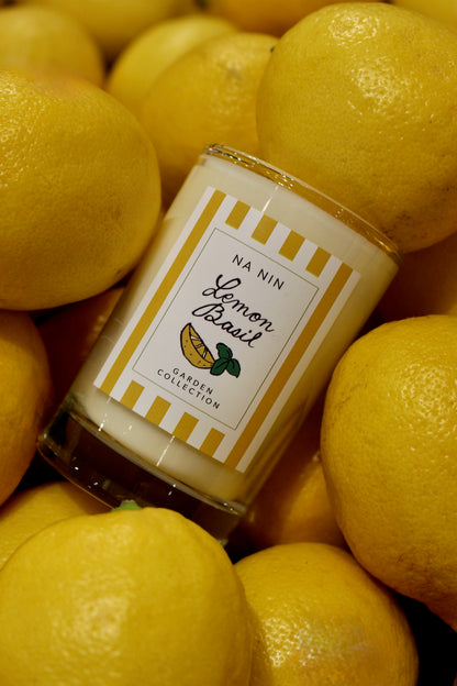 Lemon Basil Candle / Available in 5oz & 8oz