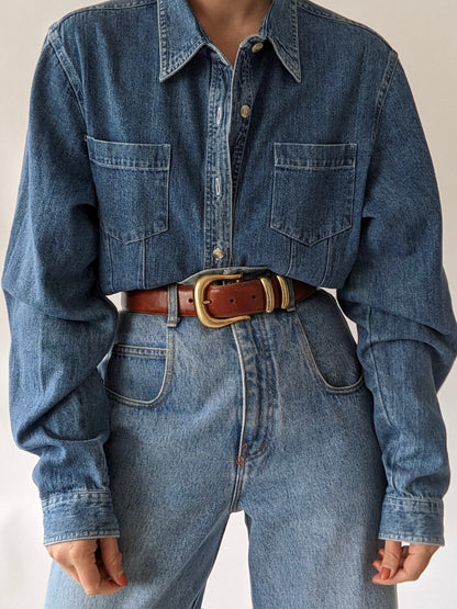 Vintage Denim Button Down