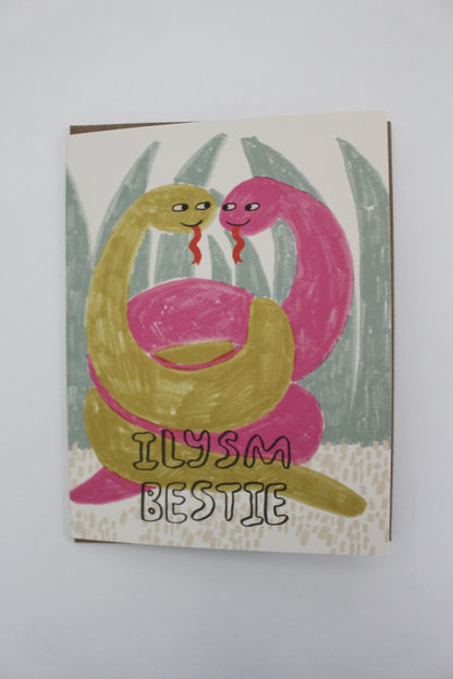 Ilysm Bestie Card