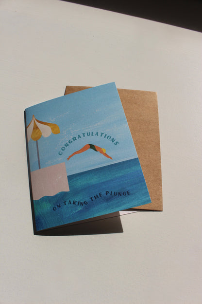 Taking the Plunge Card