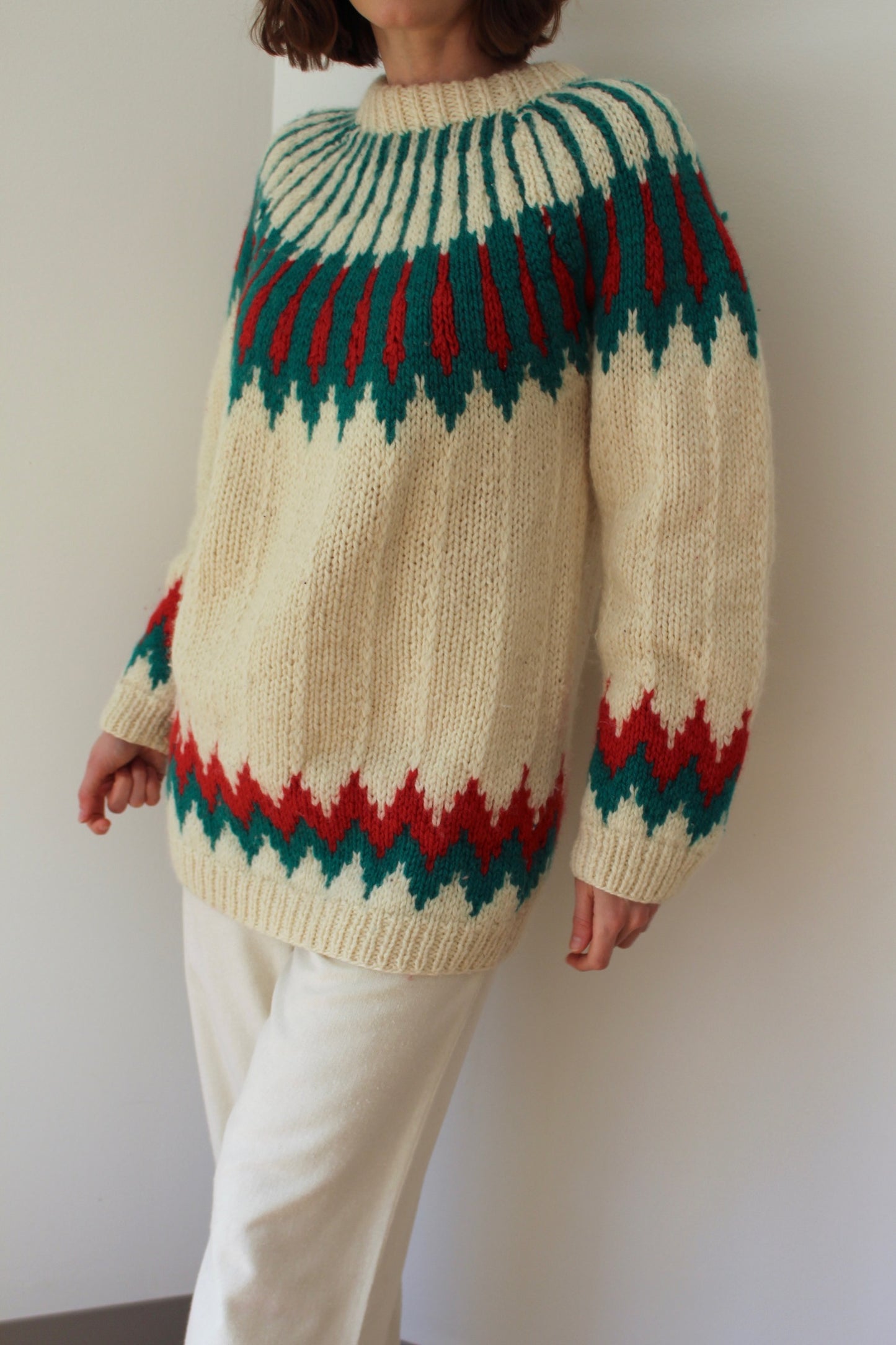 Incredible Vintage Fair Isle Wool Sweater
