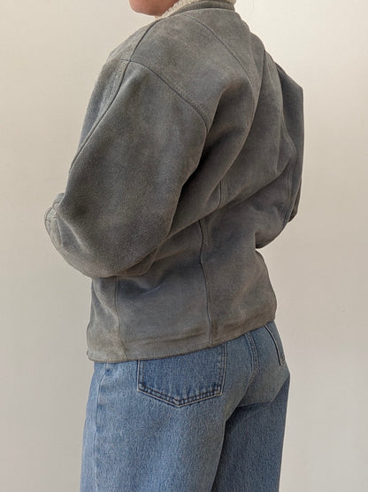 Vintage Wilsons Sky Suede & Sherpa Toggle Jacket