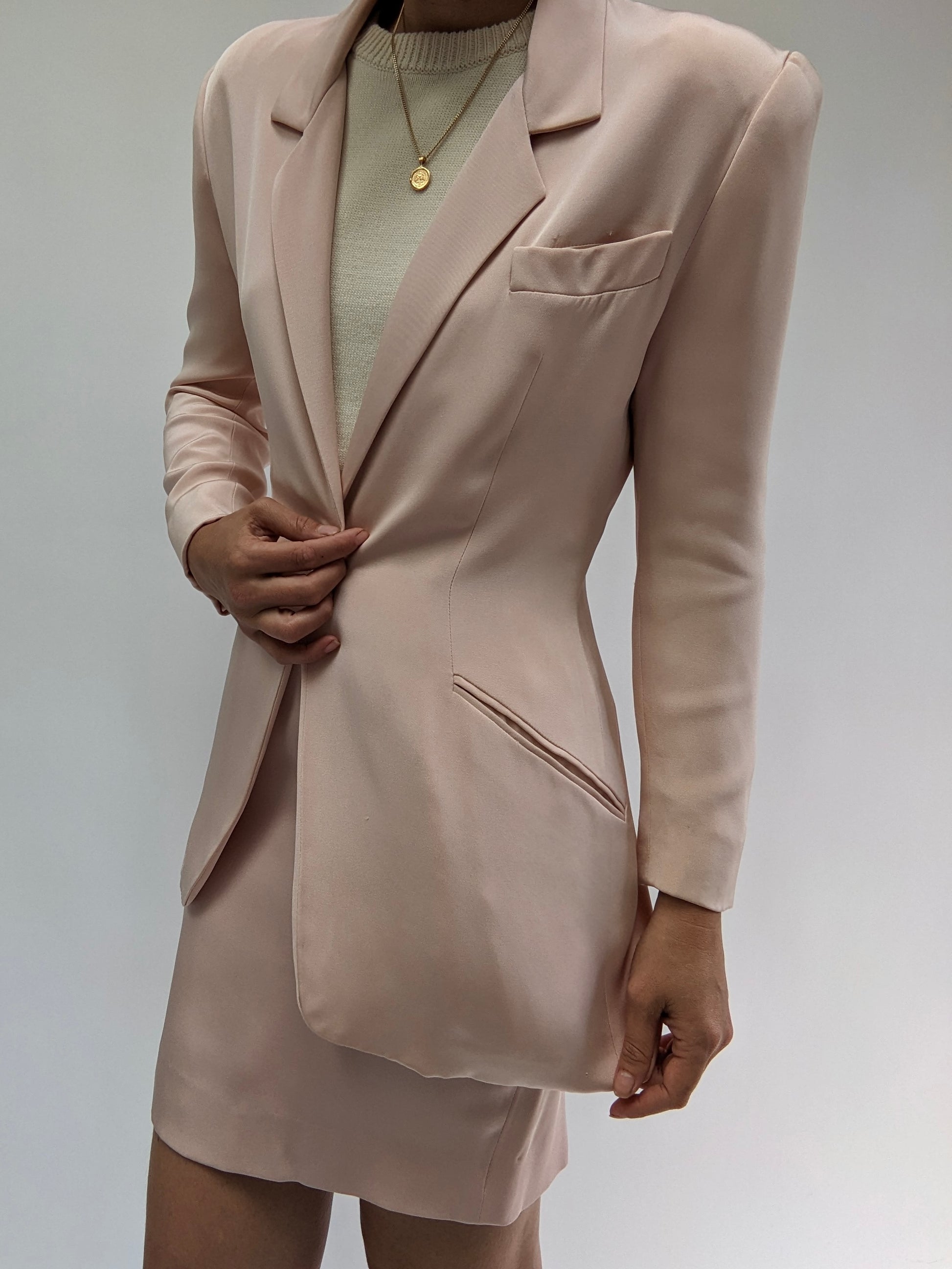 Sweet Donna Karan Petal Skirt Suit Sweet Donna Karan Petal Skirt Suit