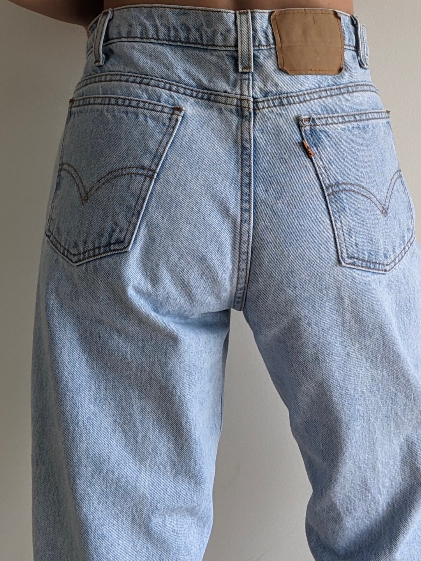 Vintage Levi's Orange Tab Light Wash Jeans