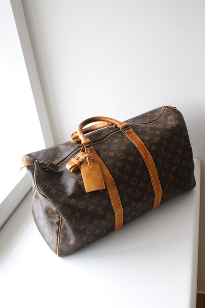 Vintage Louis Vuitton Monogram Keepall Duffle Bag