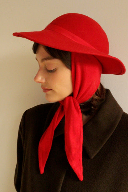 Favorite Vintage Winterberry Felted Wool Tie Hat