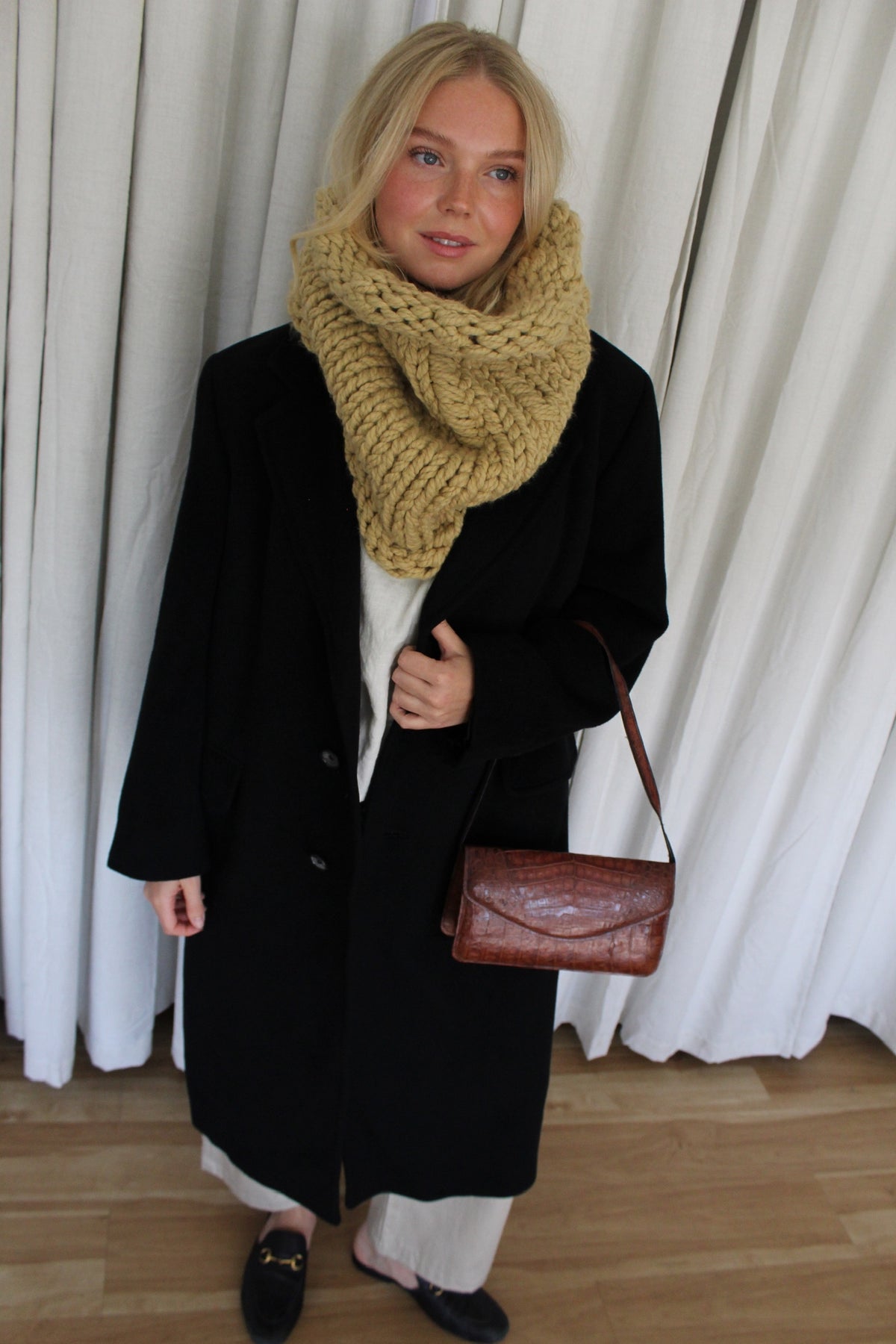 Vintage Caviar Cashmere & Wool Coat