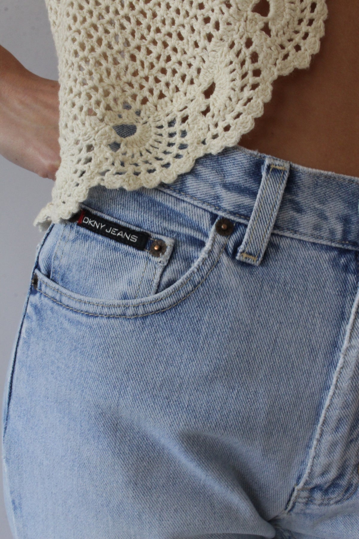 Vintage DKNY Light Wash Denim