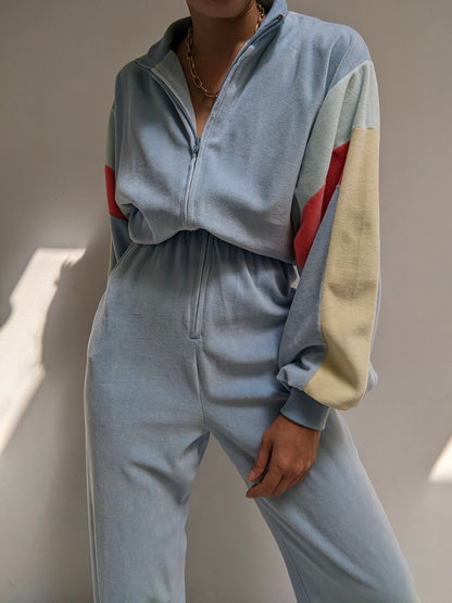 Amazing Vintage Velour Jumpsuit