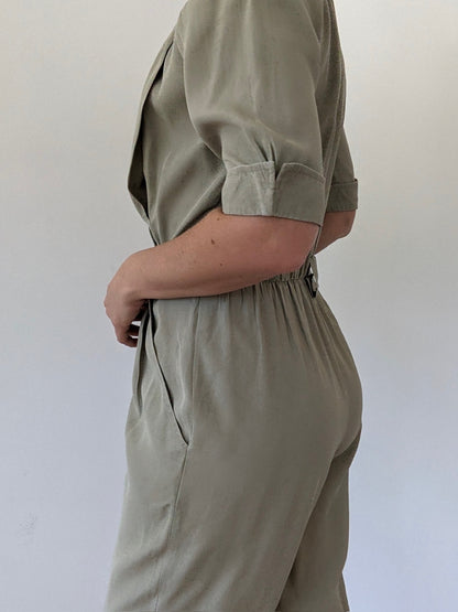 Sweetest Vintage Pleated Jumpsuit
