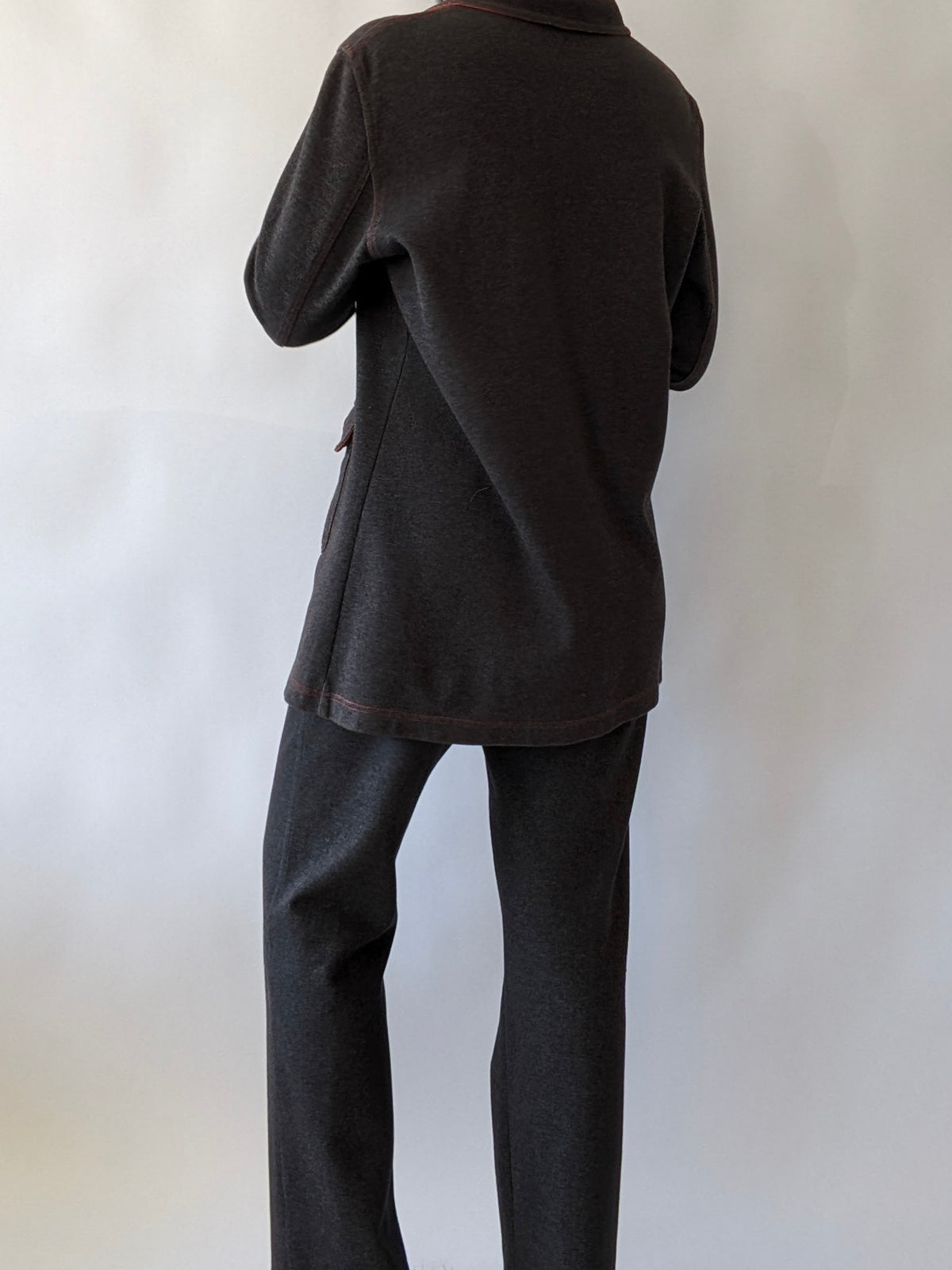 Vintage Charcoal Chore Coat & Pant Set