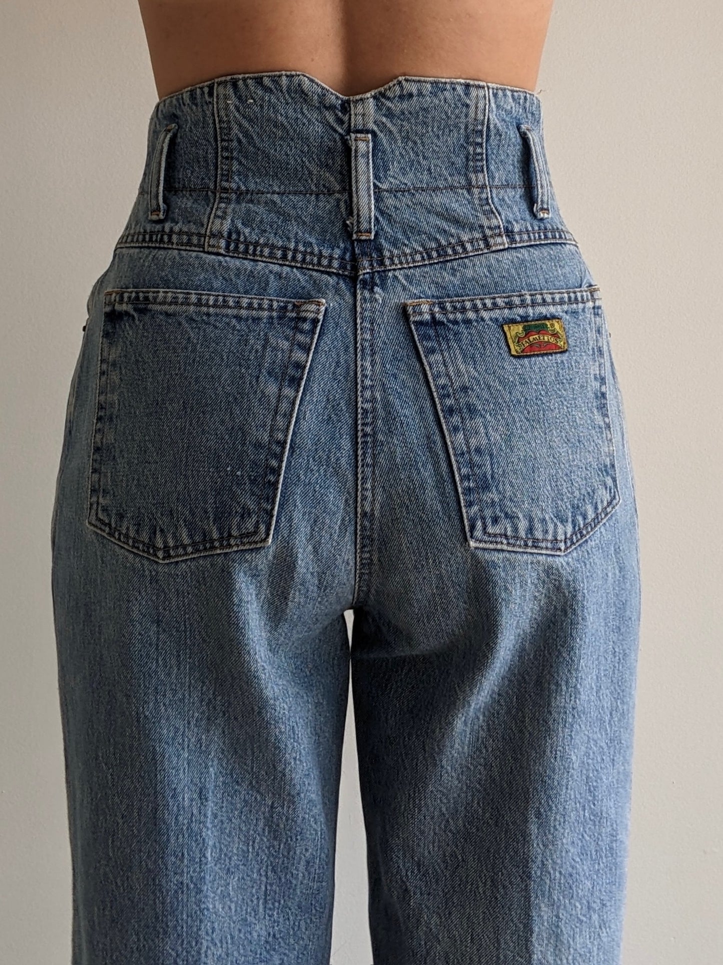 Vintage Palmetto's Pleated Denim