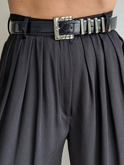 Favorite Vintage Silver Hardware & Patent Leather Belt