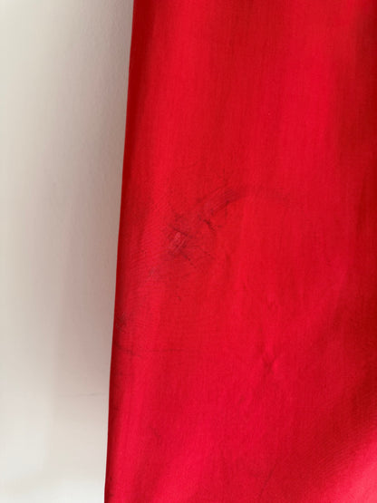 Vintage MaxMara Cherry Silk Wrap Skirt