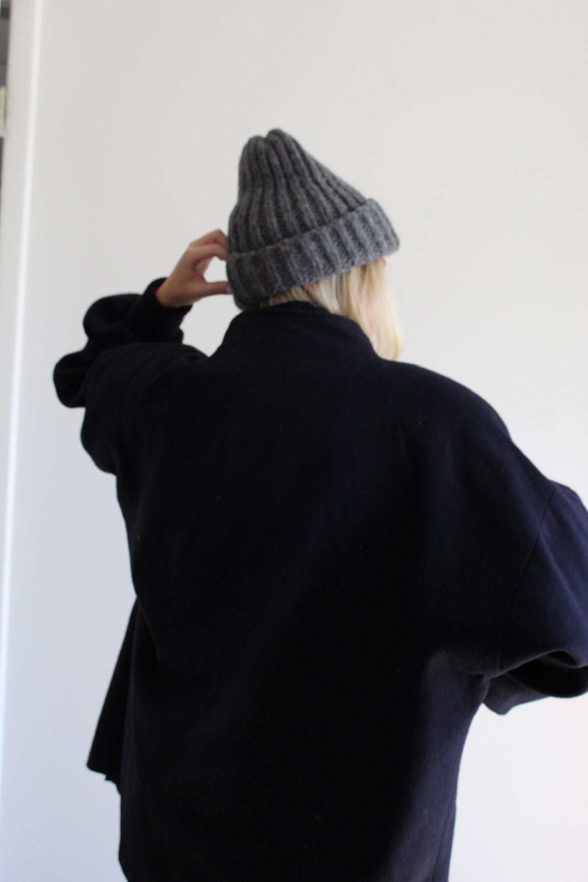 Vintage Midnight Wool Coat