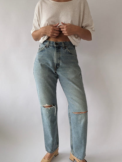 Vintage Levi's 550 Orange Tab Denim